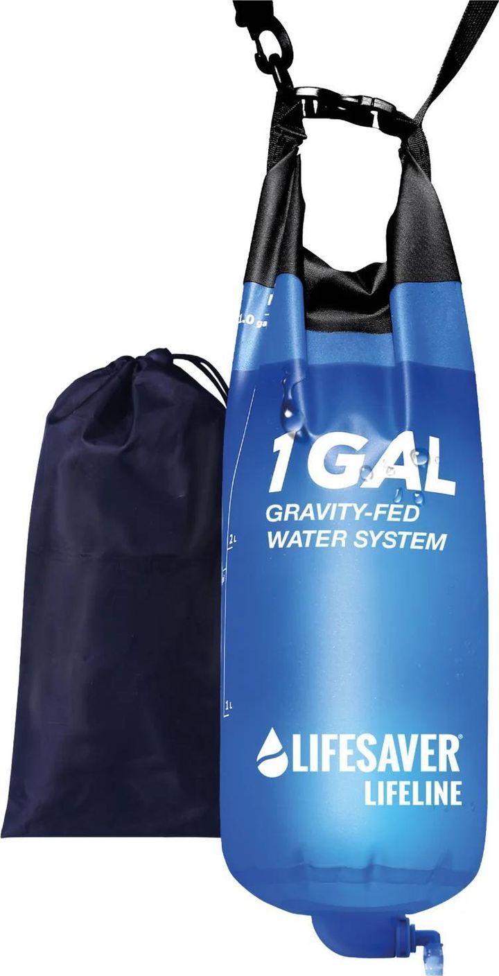 LifeSaver Lifeline Gravity Water Bag Blue LifeSaver