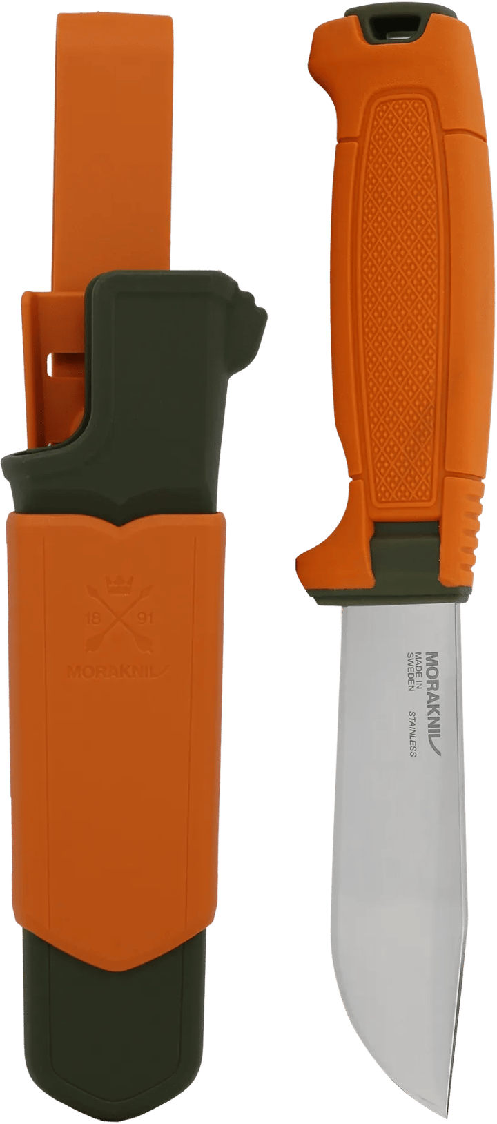 Mora Hunting Amberg Full Flat (S) Hunting Orange/Deep Forest Mora