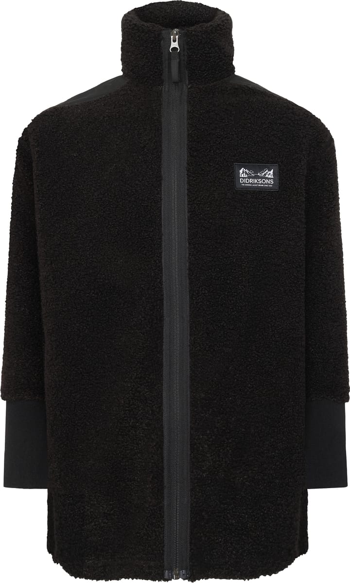 Didriksons Kids' Ampere Full Zip Long Black Didriksons