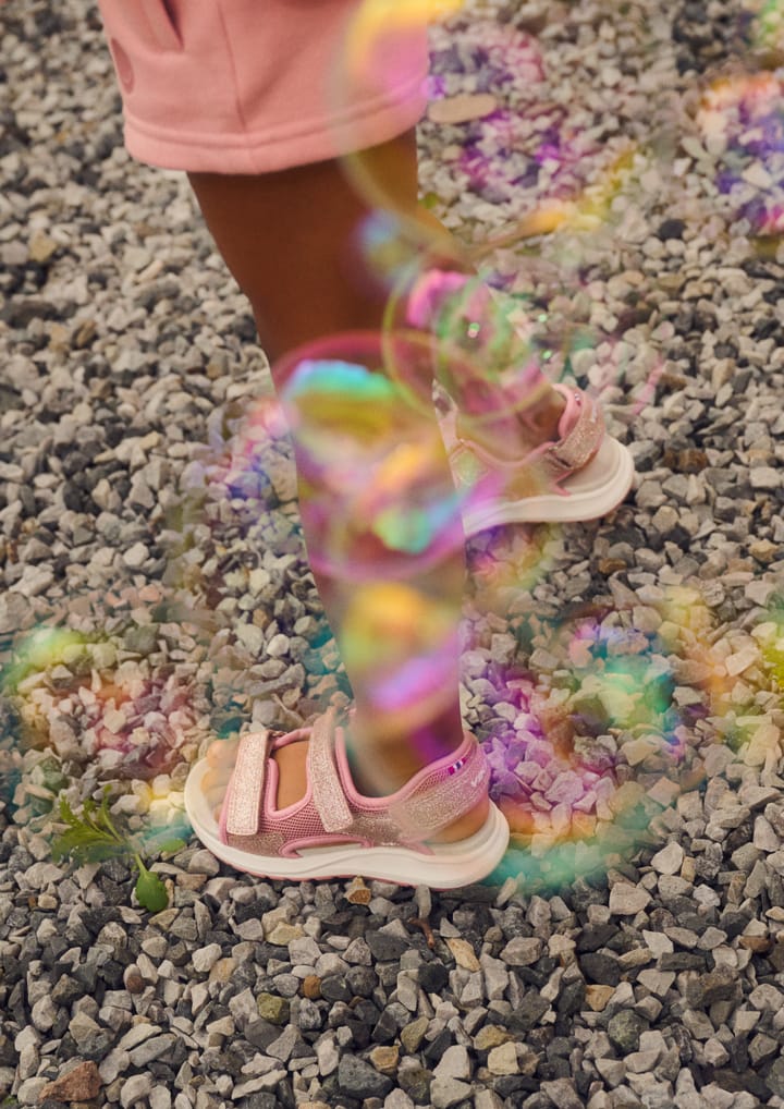 Viking Footwear Kids' Anchor Glitter Sandal 3v Light Pink Viking Footwear