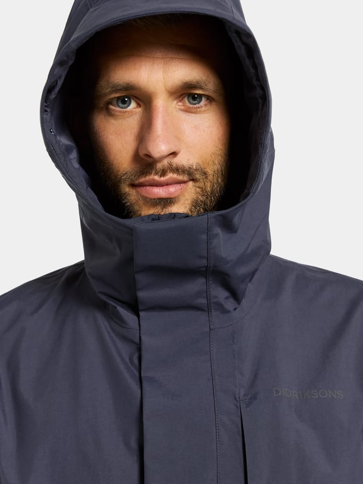 Didriksons Men's Andreas Parka 2 Dark Night Blue Didriksons Didriksons Men's Andreas Parka 2 Dark Night Blue Didriksons