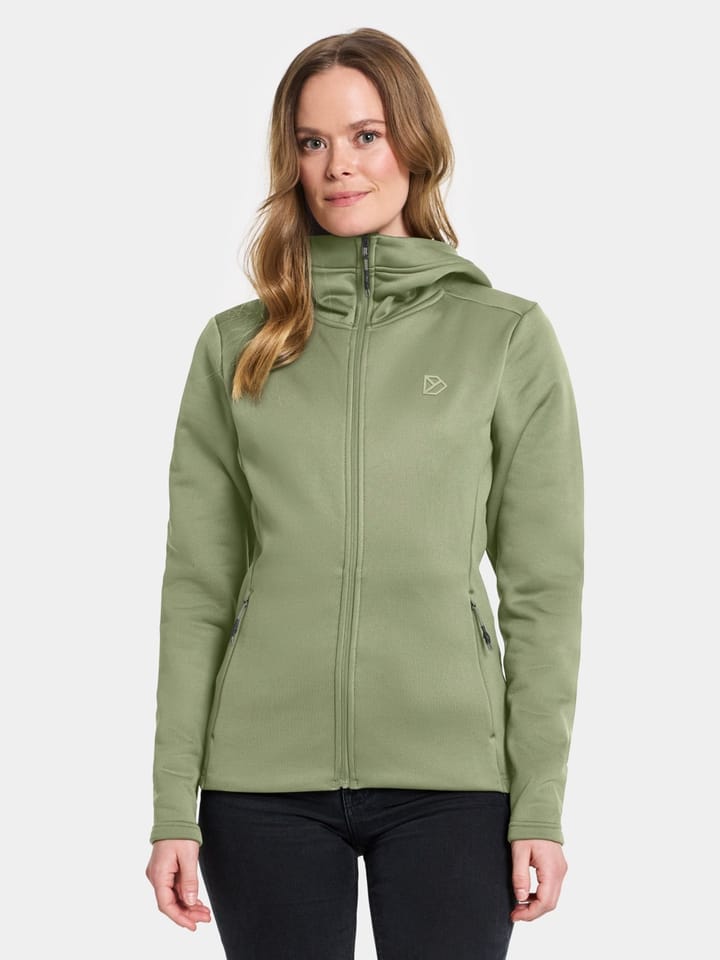 Didriksons Women's Anneli Full Zip 2 Light Moss Didriksons