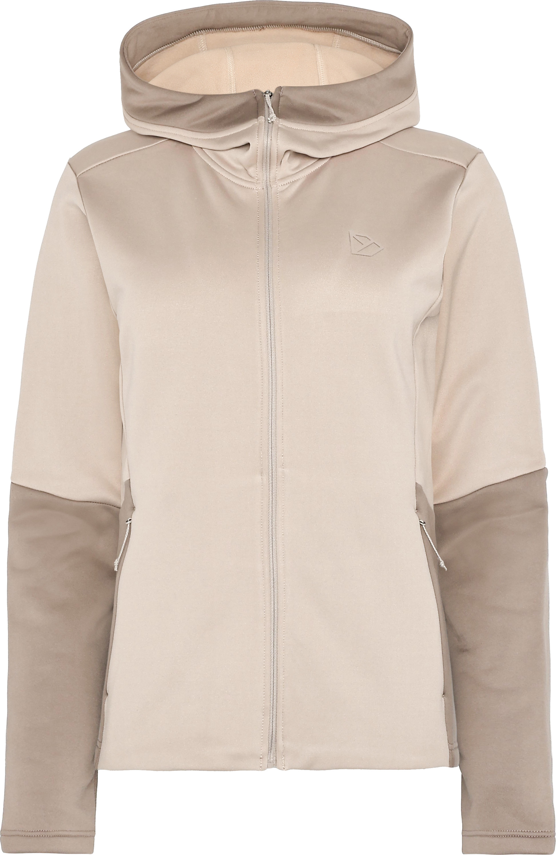 Didriksons Women's Anneli Full Zip 3 Beach Beige Mellanlager tröjor 38