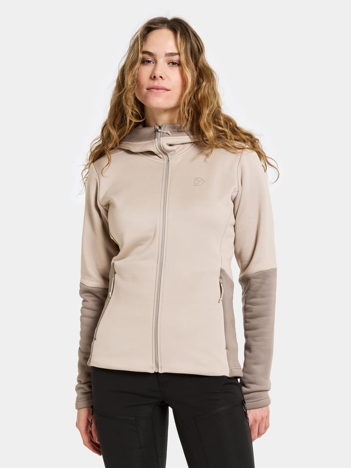 Didriksons Women's Anneli Full Zip 3 Beach Beige Didriksons
