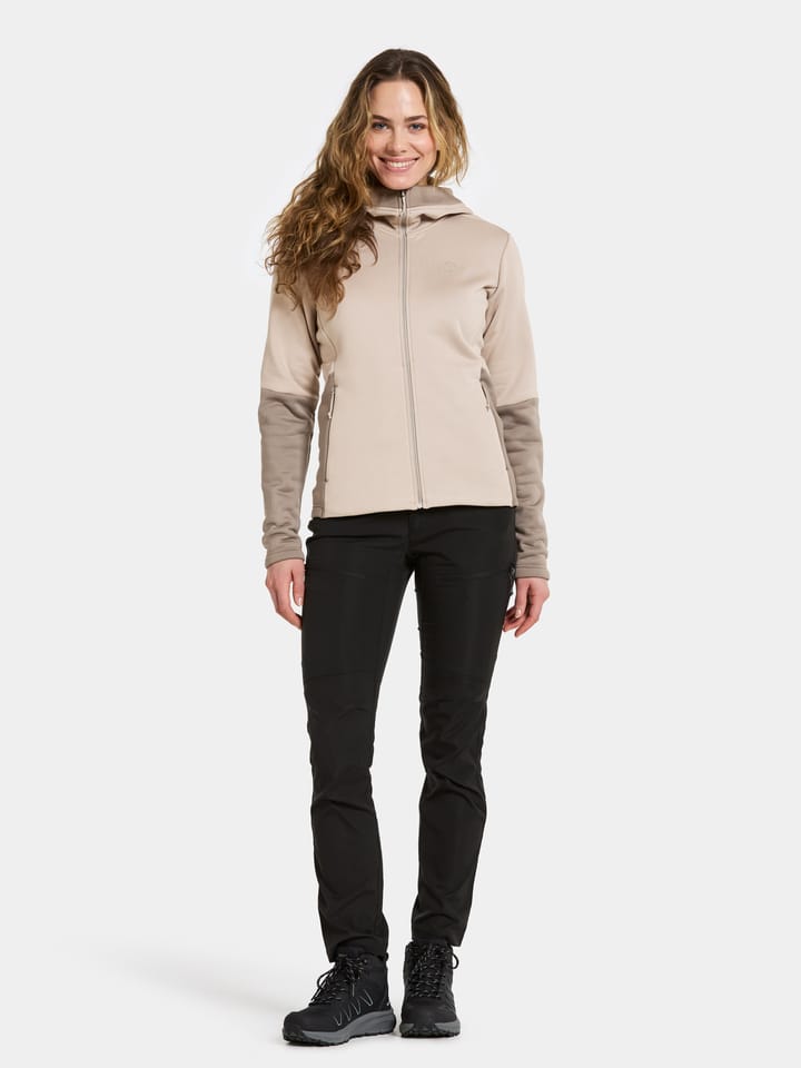 Didriksons Women's Anneli Full Zip 3 Beach Beige Didriksons