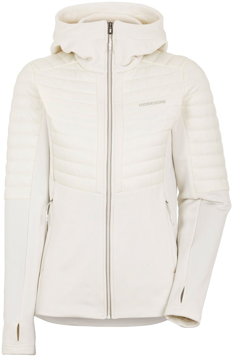 Didriksons Women's Annema Full Zip 6 Shell White