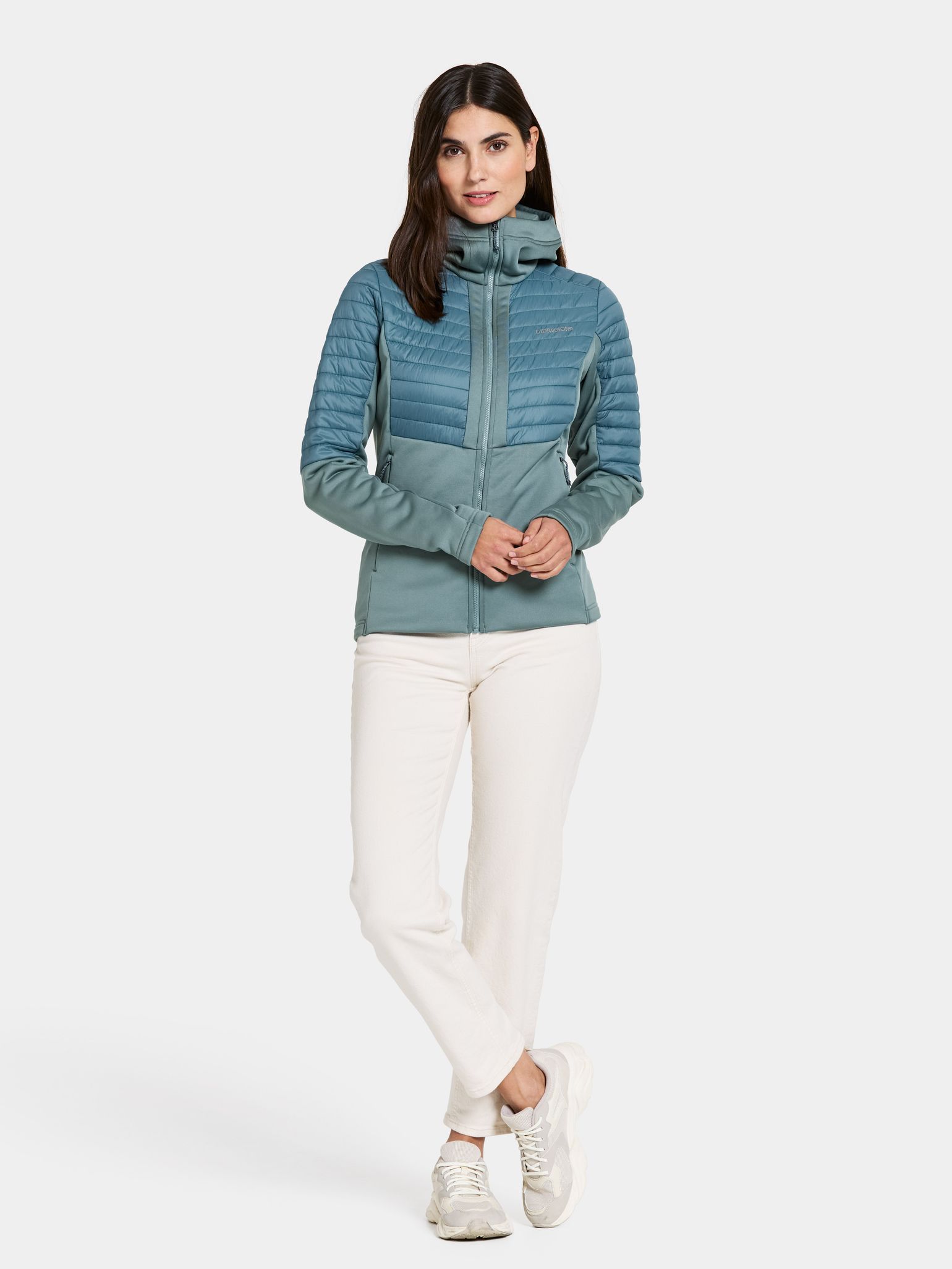Didriksons Women's Annema Full Zip 6 Factory Blue