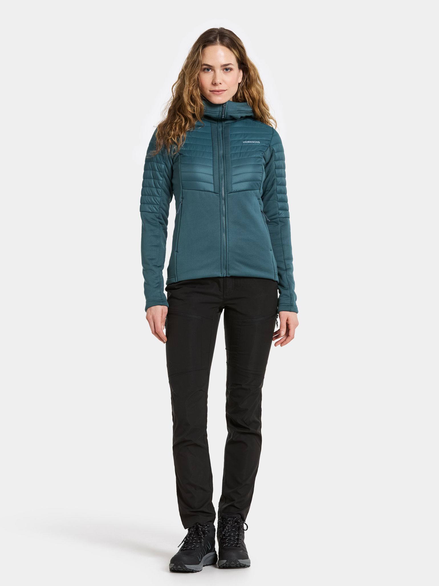 Didriksons Women's Annema Full Zip 6 Star Blue