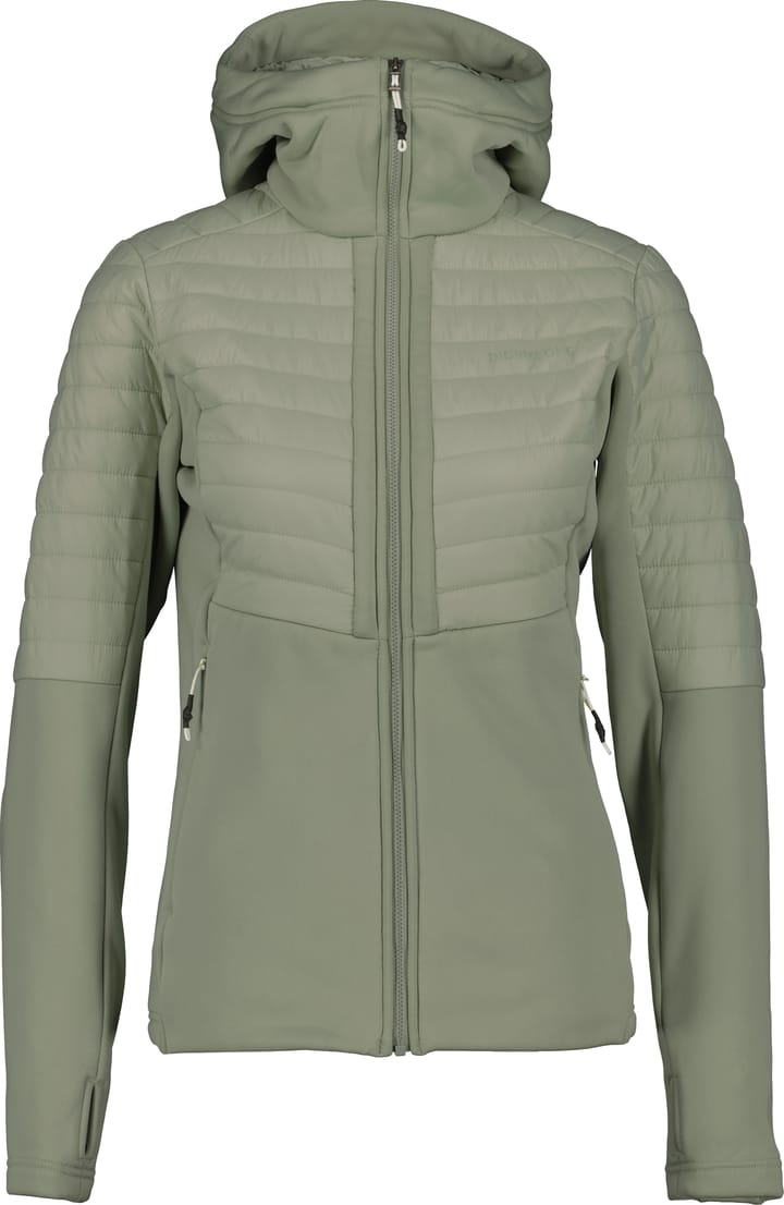 Didriksons Women's Annema Full Zip 6 Light Moss Didriksons