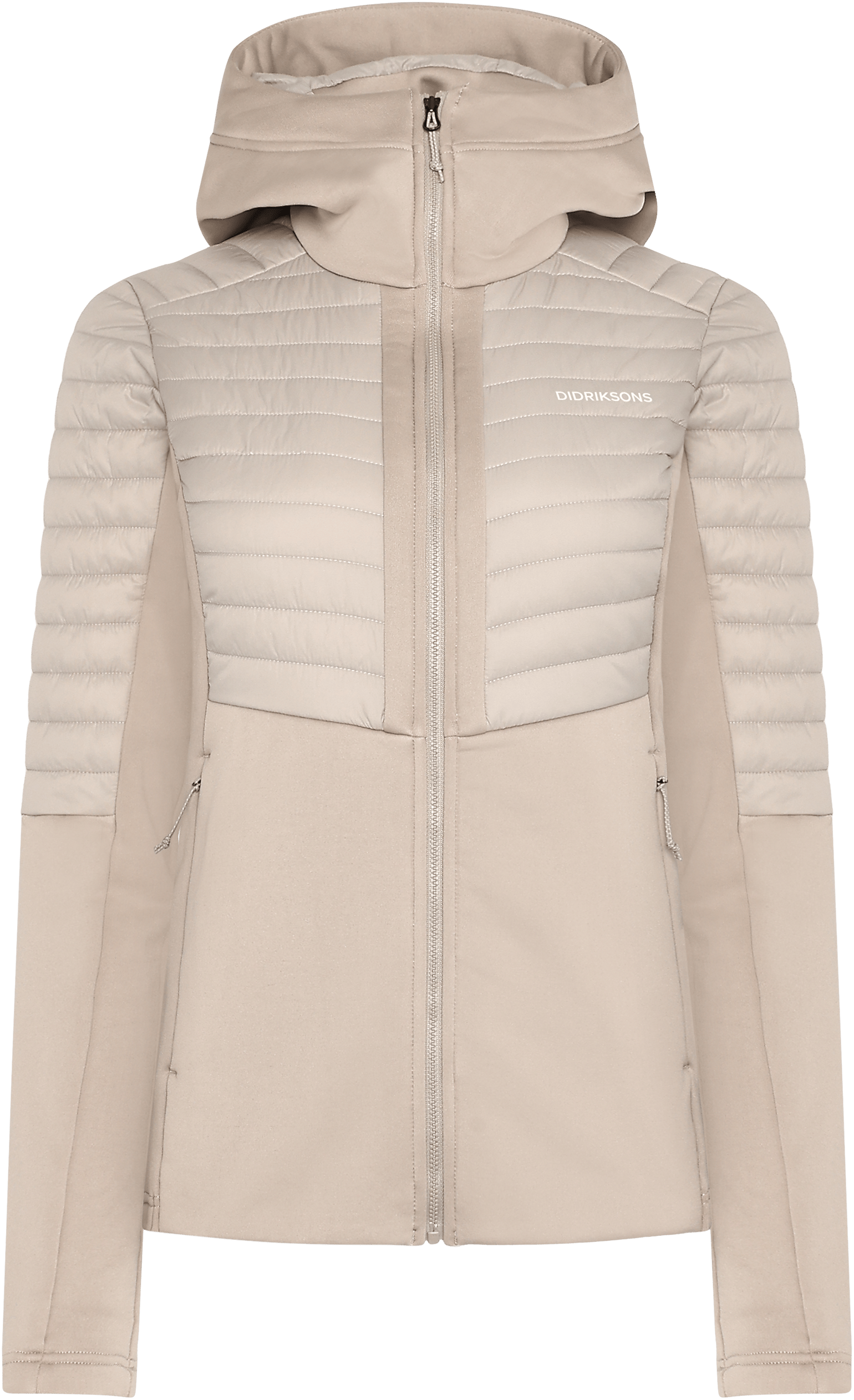 Didriksons Women's Annema Full Zip 6 Beach Beige