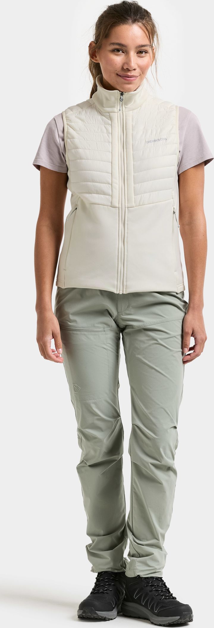 Didriksons Annema Wns Vest Shell White Didriksons