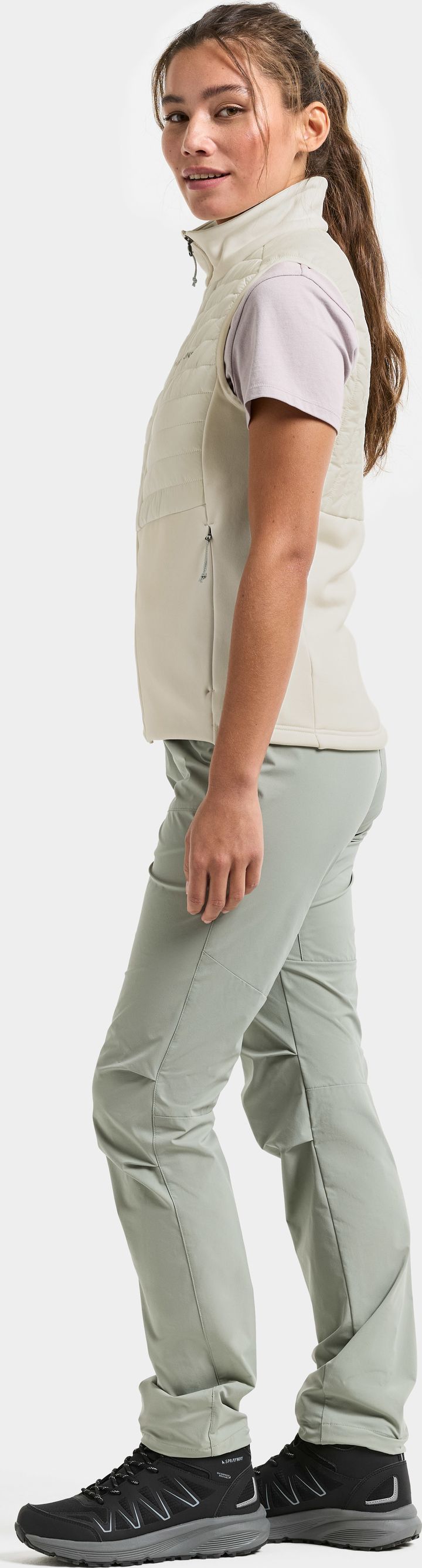 Didriksons Annema Wns Vest Shell White Didriksons