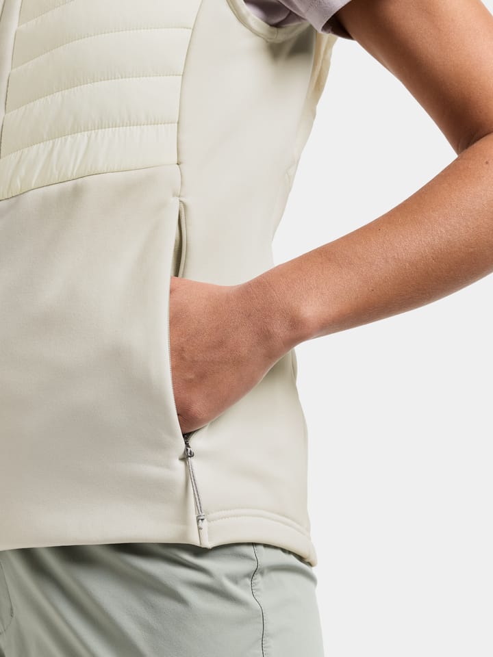 Didriksons Annema Wns Vest Shell White Didriksons