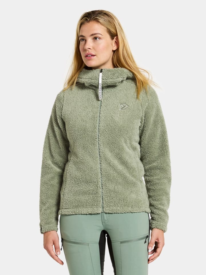 Didriksons Women's Anniken Full Zip 2 Light Moss Didriksons