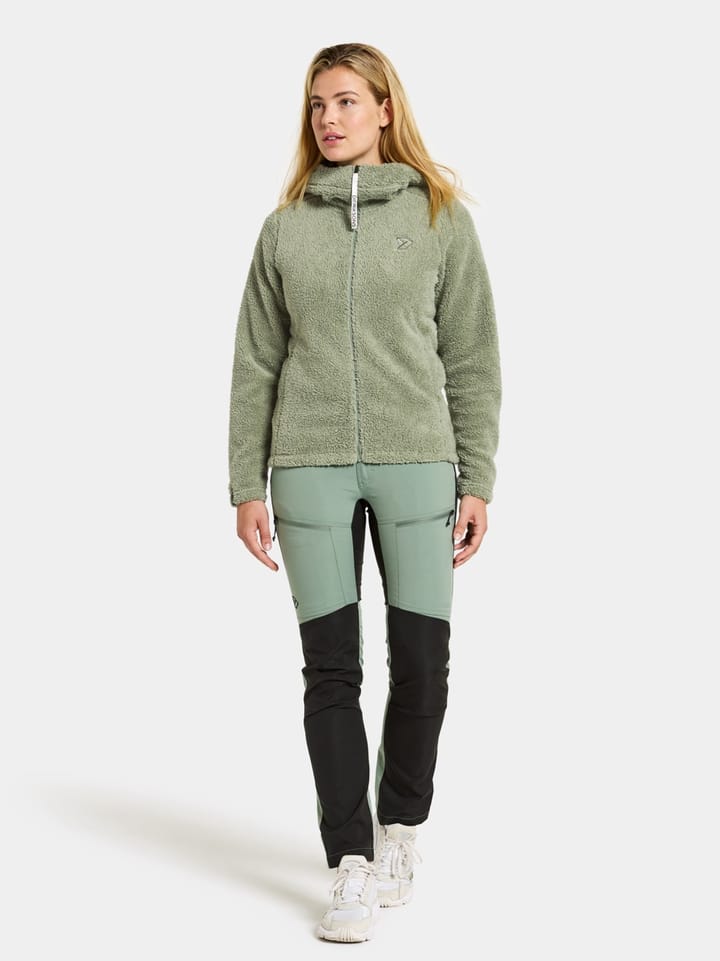 Didriksons Women's Anniken Full Zip 2 Light Moss Didriksons