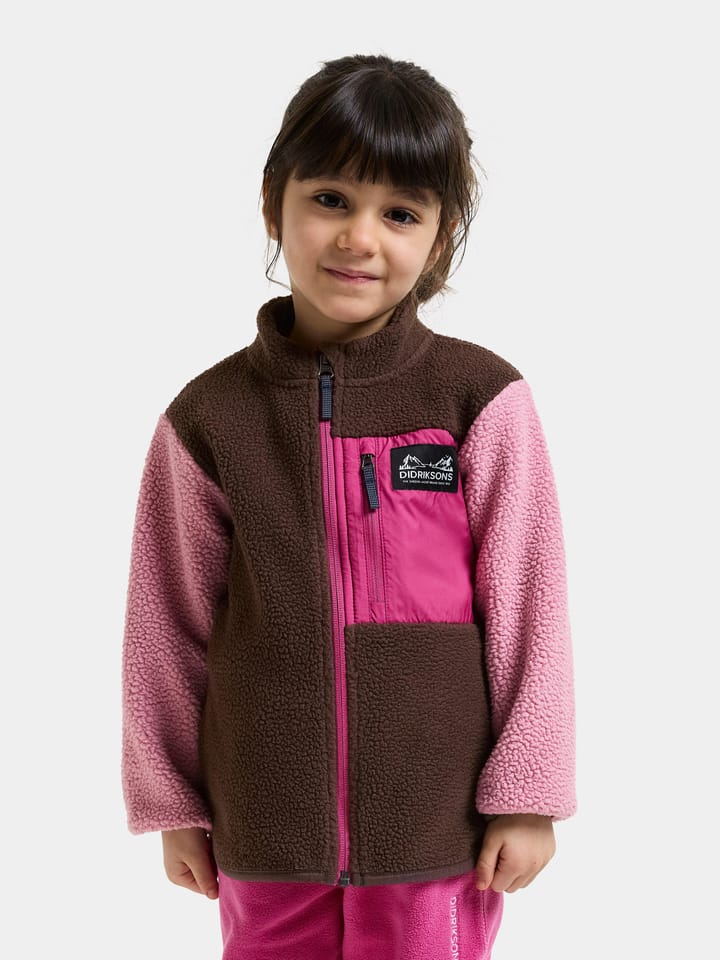 Didriksons Kids' Anten Full-Zip Oyster Pink Didriksons