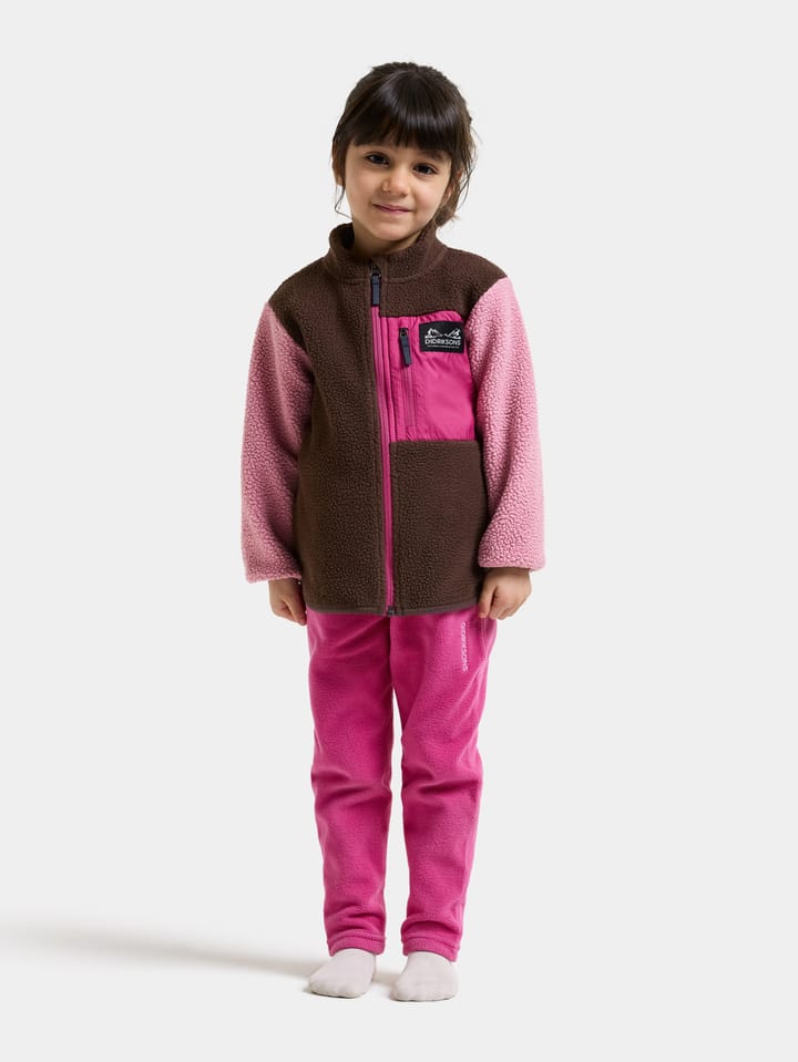 Didriksons Kids' Anten Full-Zip Oyster Pink Didriksons
