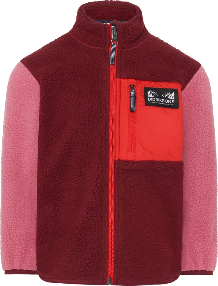 Didriksons Kids' Anten Full Zip Anemon Red Didriksons Didriksons Kids' Anten Full Zip Anemon Red Didriksons