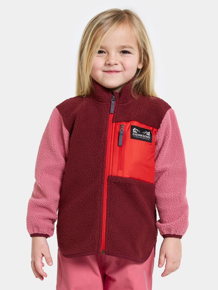 Didriksons Kids' Anten Full Zip Anemon Red Didriksons Didriksons Kids' Anten Full Zip Anemon Red Didriksons