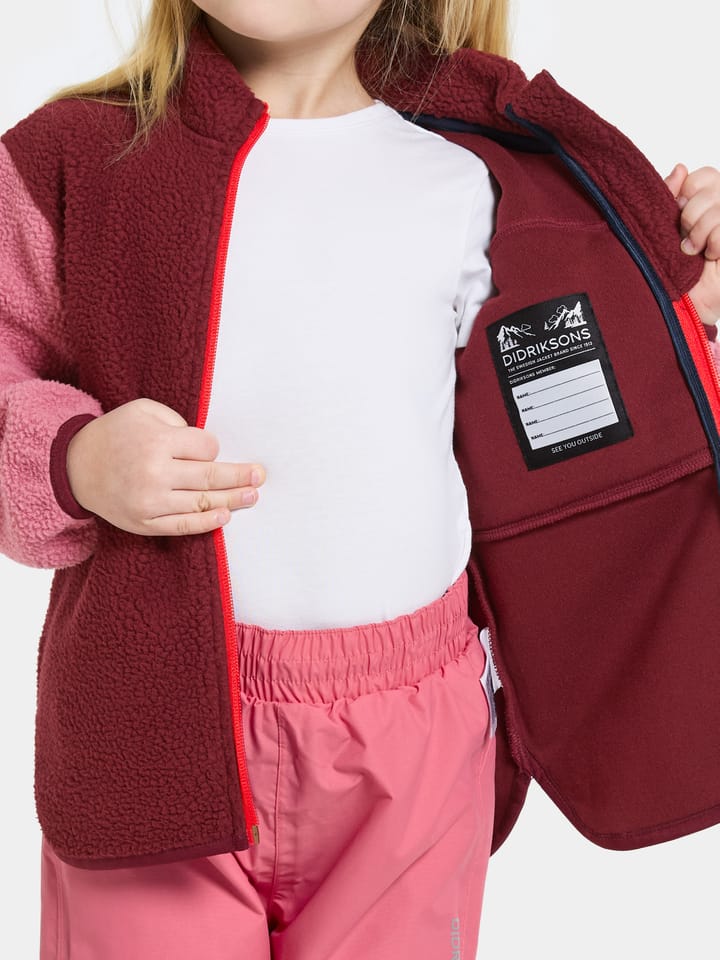 Didriksons Kids' Anten Full Zip Anemon Red Didriksons Didriksons Kids' Anten Full Zip Anemon Red Didriksons
