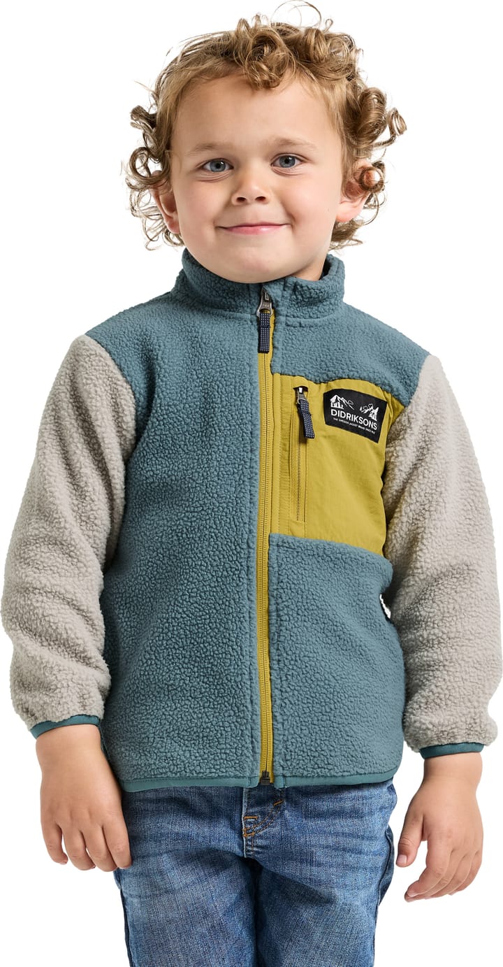 Didriksons Kids' Anten Full Zip Factory Blue Didriksons