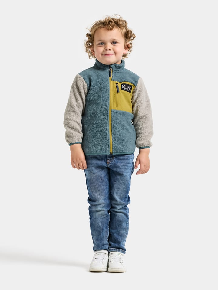 Didriksons Kids' Anten Full Zip Factory Blue Didriksons