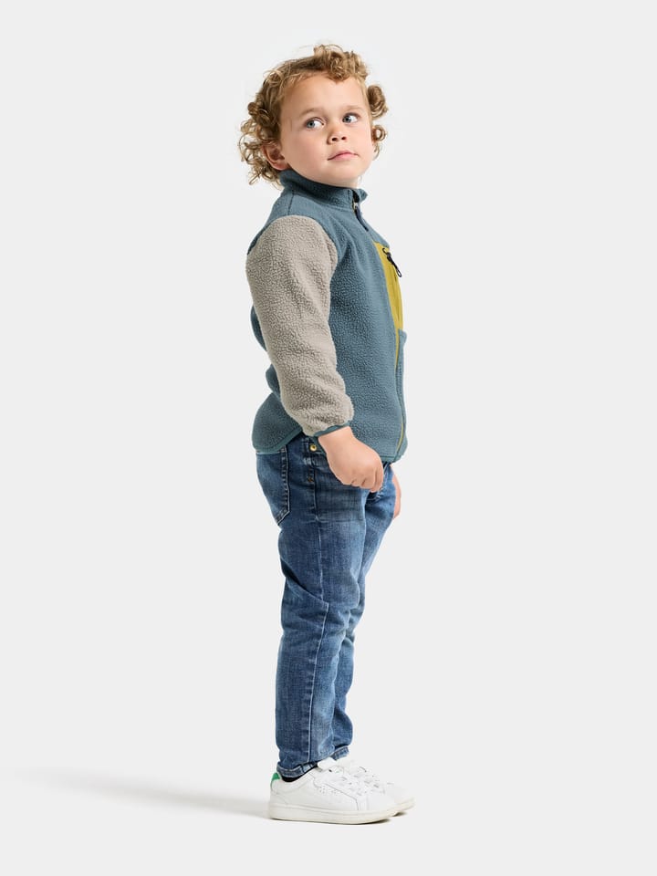 Didriksons Kids' Anten Full Zip Factory Blue Didriksons