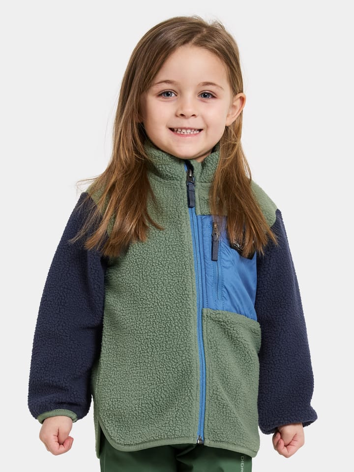Didriksons Kids' Anten Full Zip Light Moss Didriksons Didriksons Kids' Anten Full Zip Light Moss Didriksons