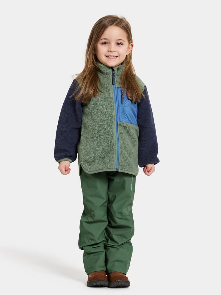 Didriksons Kids' Anten Full Zip Light Moss Didriksons