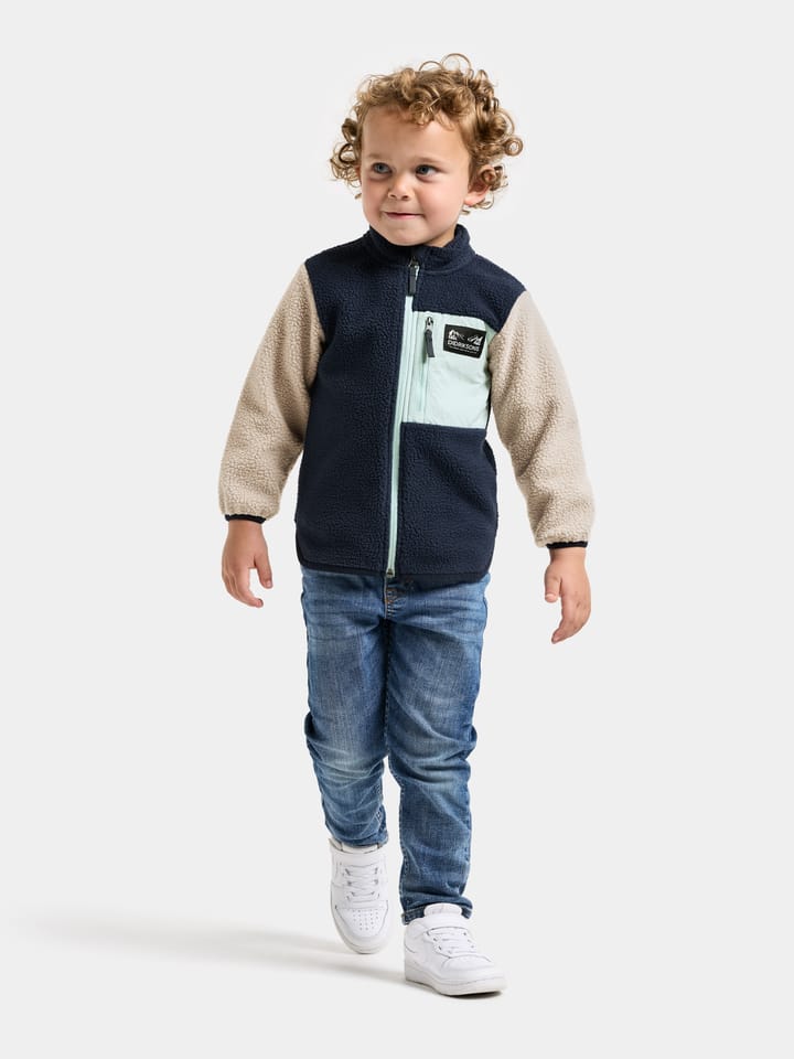 Didriksons Kids' Anten Full Zip Ocean Mint Didriksons