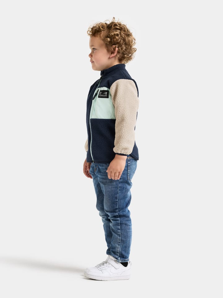 Didriksons Kids' Anten Full Zip Ocean Mint Didriksons