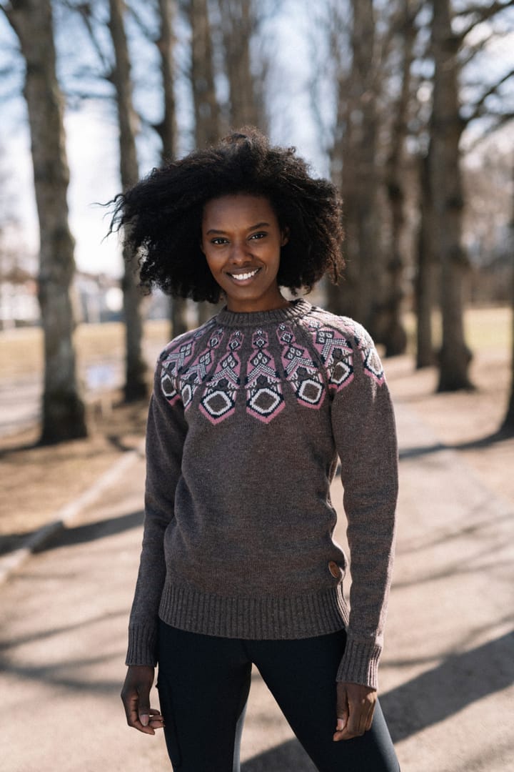 Tufte Wear Rosenfink W Pattern Shopping Bag Melange / Heather Rose Melange Tufte Wear Tufte Wear Rosenfink W Pattern Shopping Bag Melange / Heather Rose Melange Tufte Wear