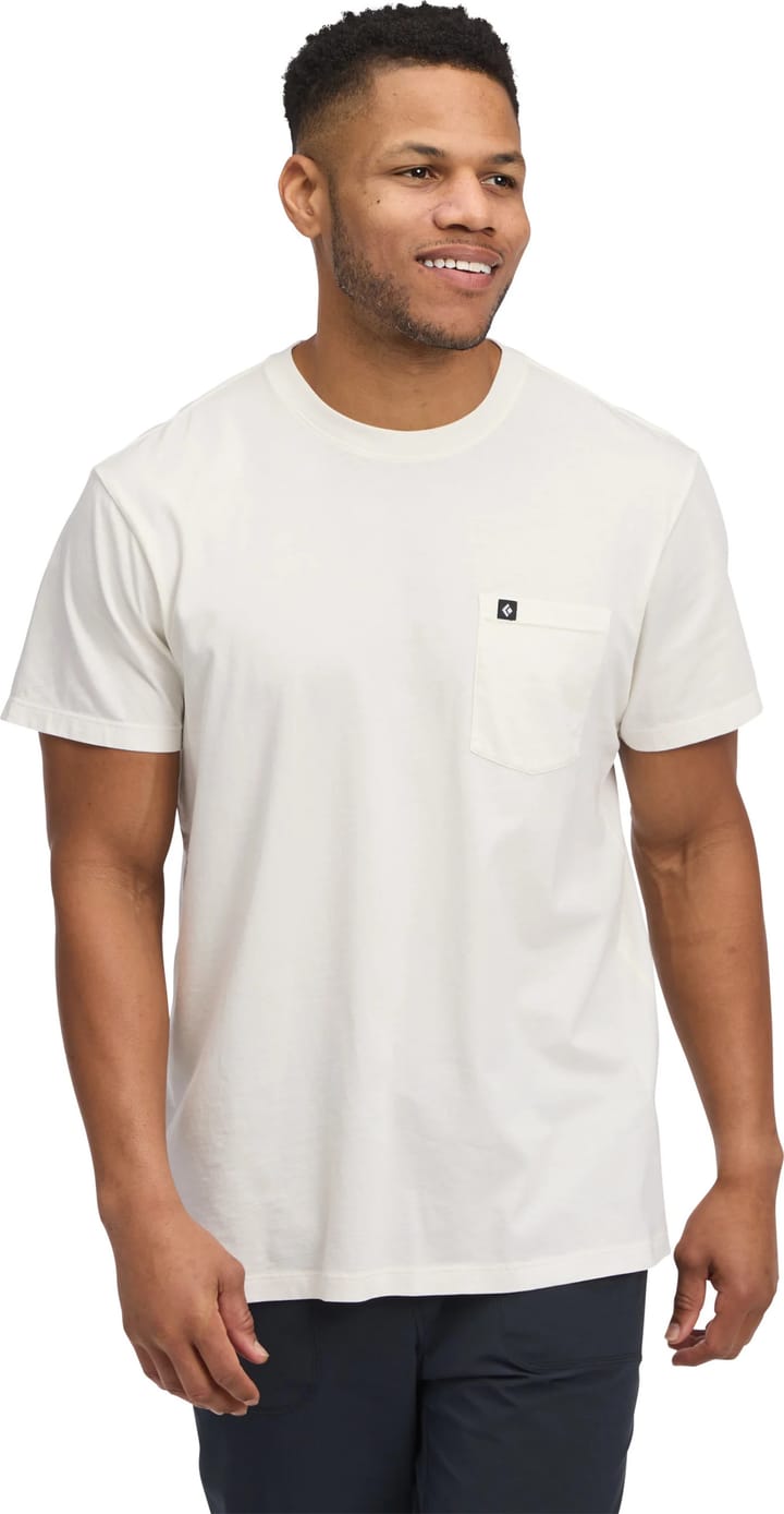 Black Diamond Men's Diamond Patch Ss Pocket Tee Off White Black Diamond