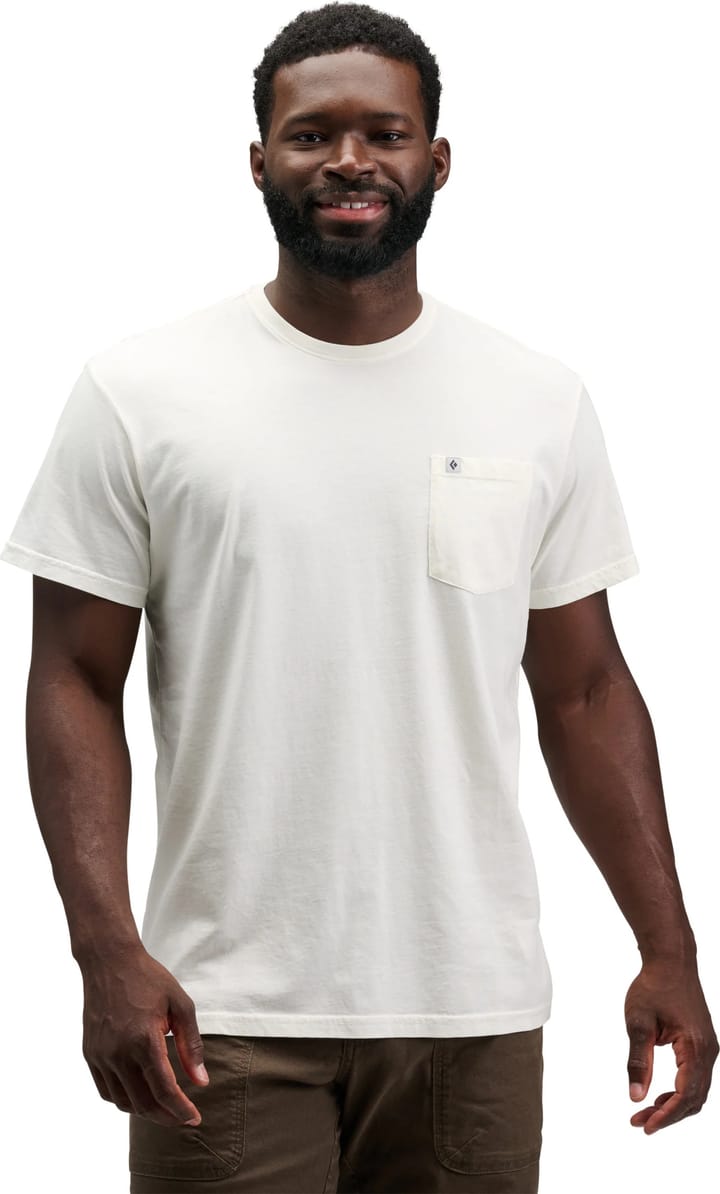 Black Diamond Men's Diamond Patch Ss Pocket Tee Off White Black Diamond