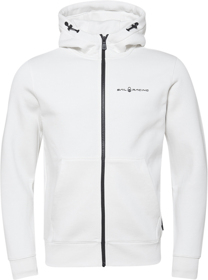 Sail Racing Men's Bowman Logo Zip Hood Storm White