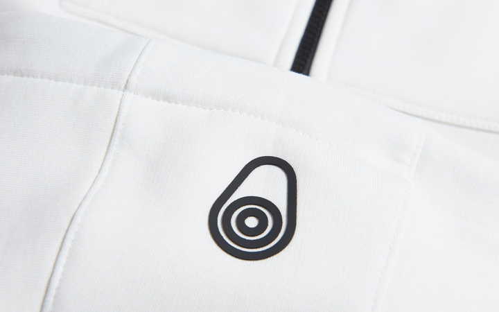 Sail Racing Men's Bowman Logo Zip Hood Storm White Sail Racing