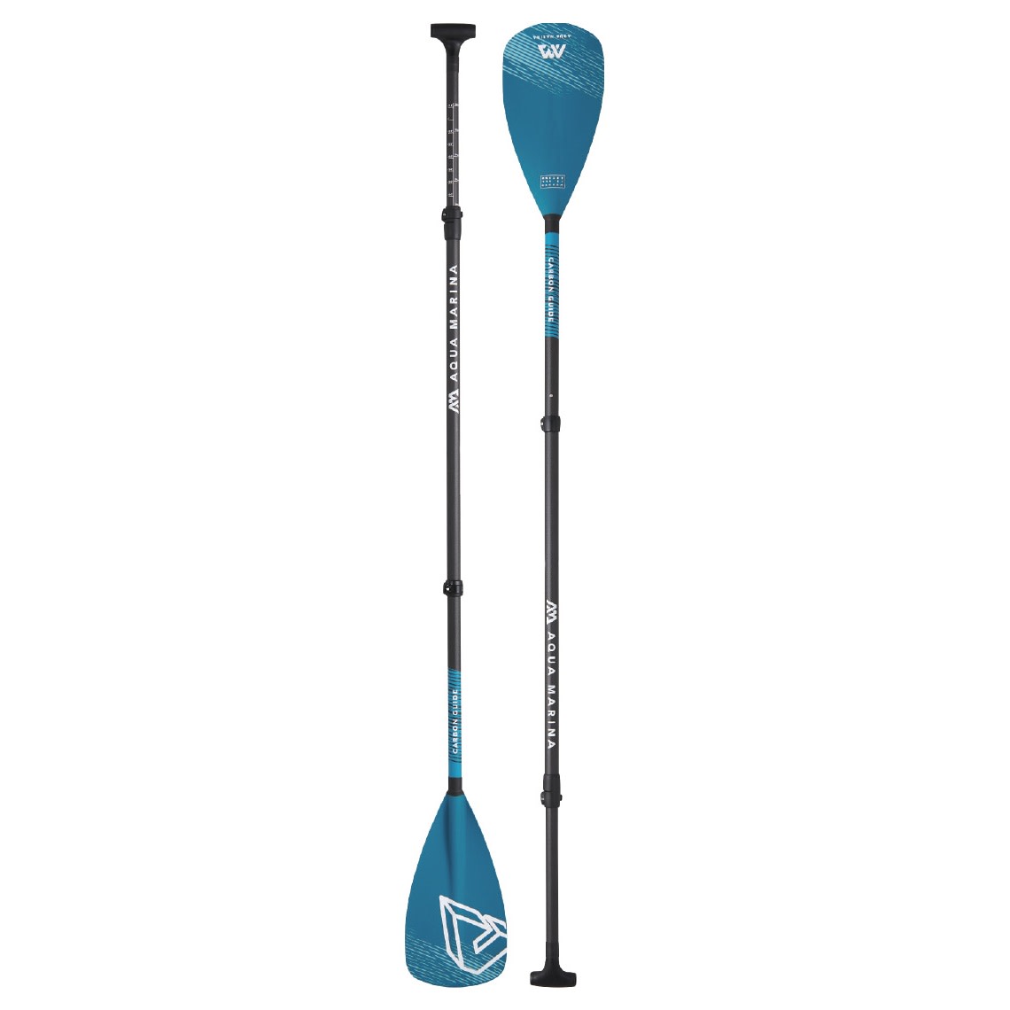 Aqua Marina Carbon Guide SUP Paddle Blue Paddlar Blue+Black OneSize