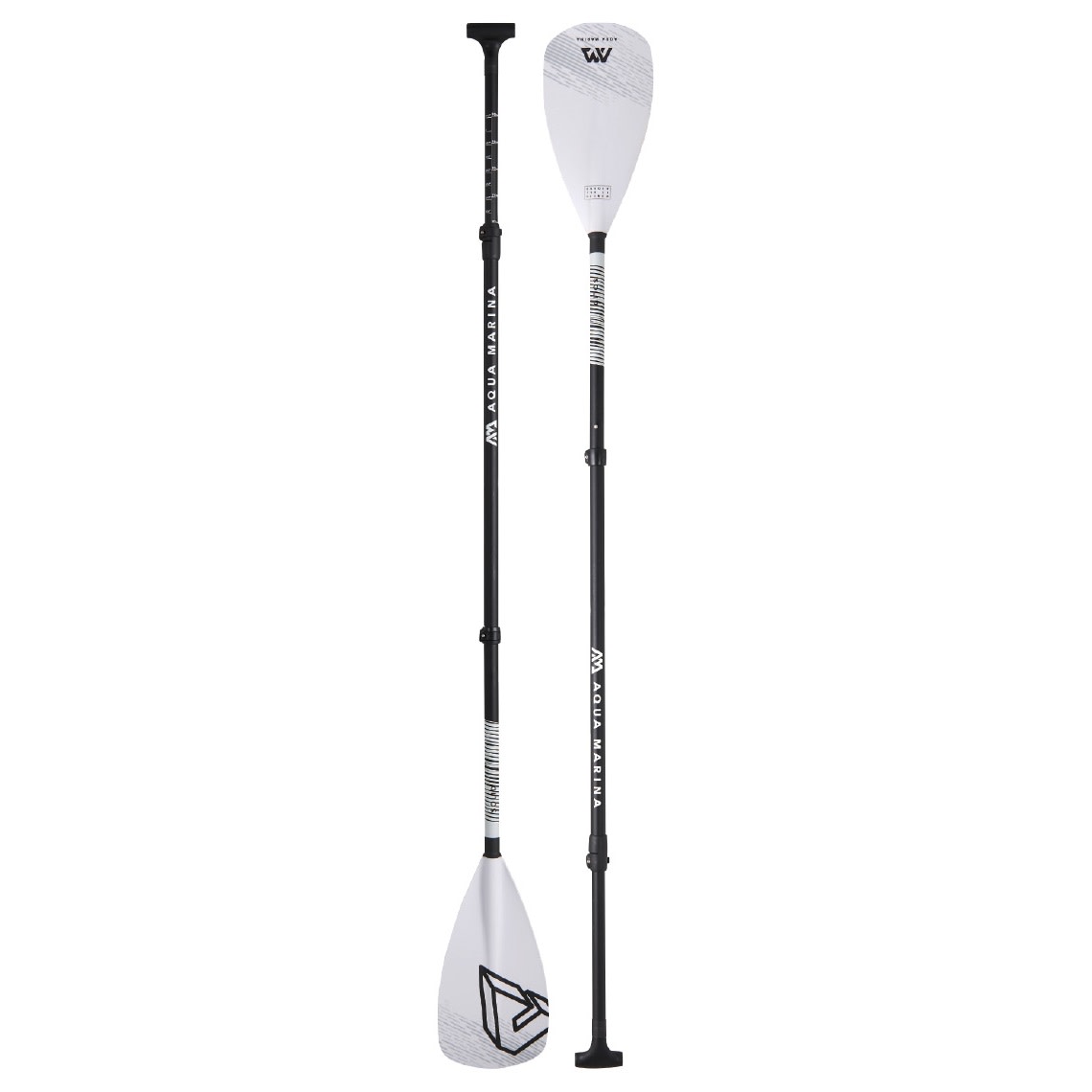 Aqua Marina Solid Fiberglass SUP Paddle NoColour Paddlar Black+White OneSize