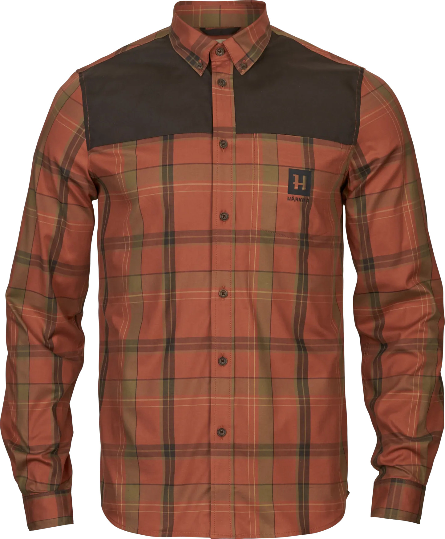 Härkila Men's Anker LS Shirt Arabian Spice Langermede skjorter M