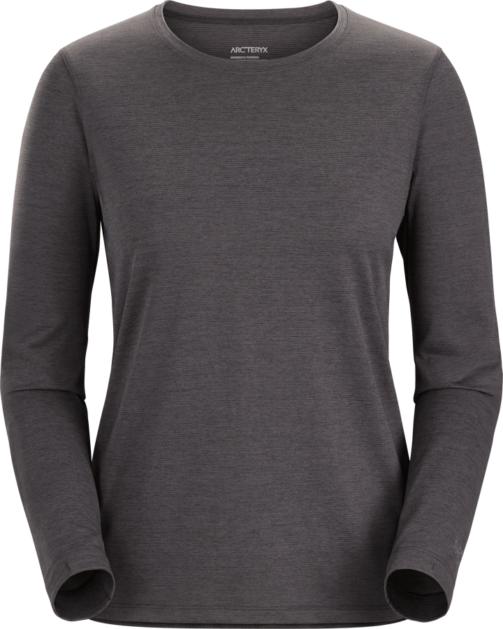 Arc'teryx Women's Taema Crew Longsleeve Black Heather Arc'teryx