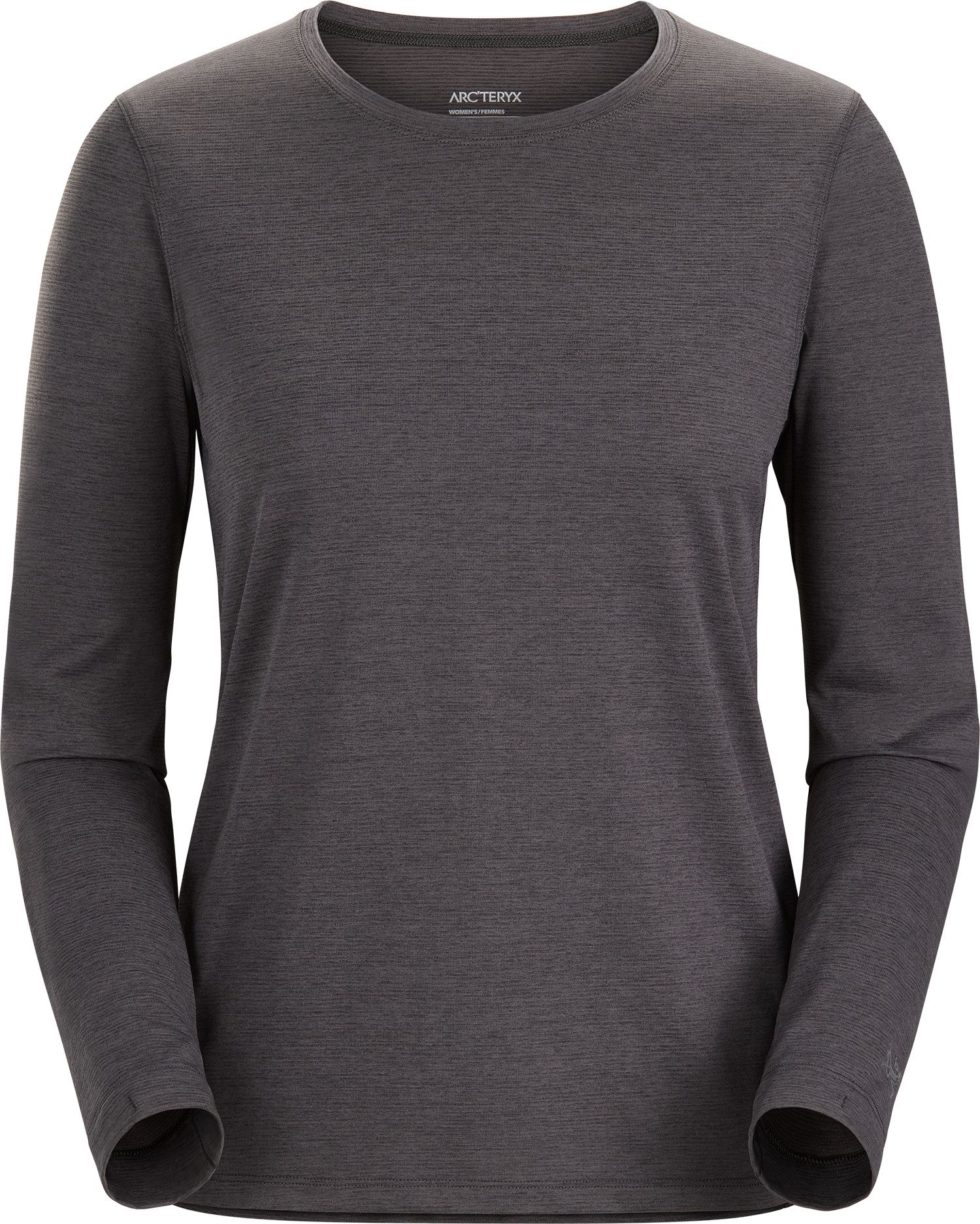Arc'teryx Women's Taema Crew Longsleeve Black Heather | Buy Arc