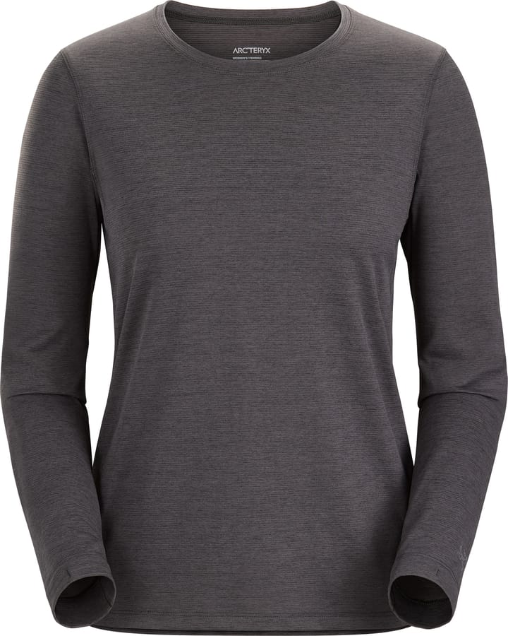 Arc'teryx Women's Taema Crew Longsleeve Black Heather Arc'teryx