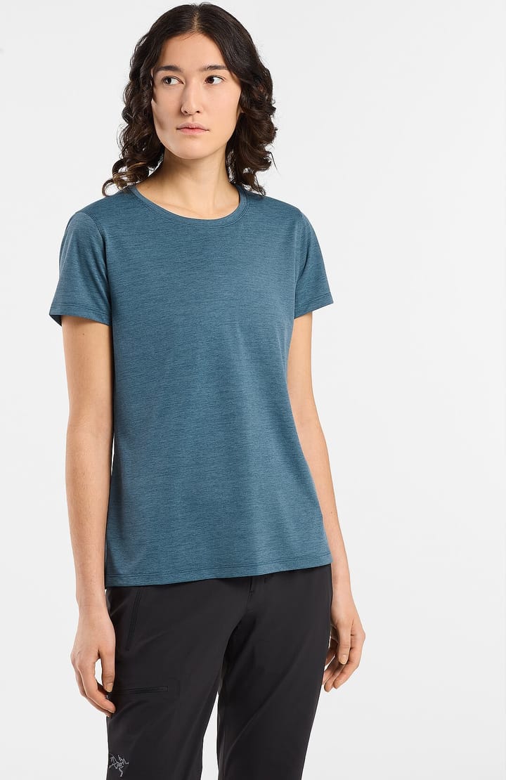 Women's Taema Crew SS Serene Heather Arc'teryx