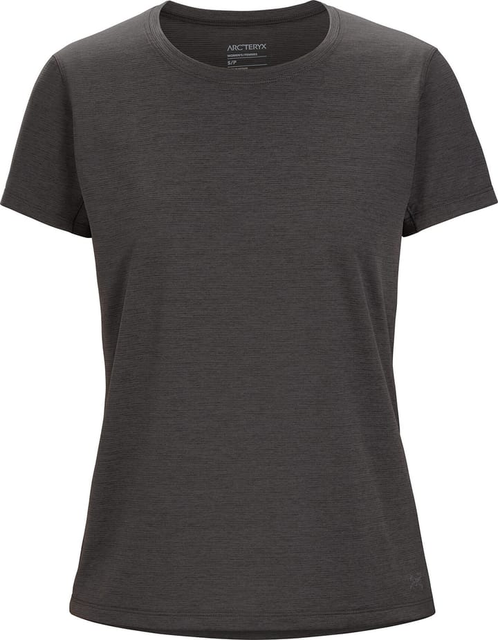 Arc'teryx Women's Taema Crew Shortsleeve Black Heather Arc'teryx
