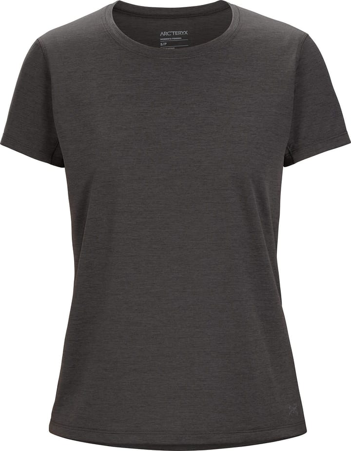 Arc'teryx Women's Taema Crew Shortsleeve Black Heather Arc'teryx