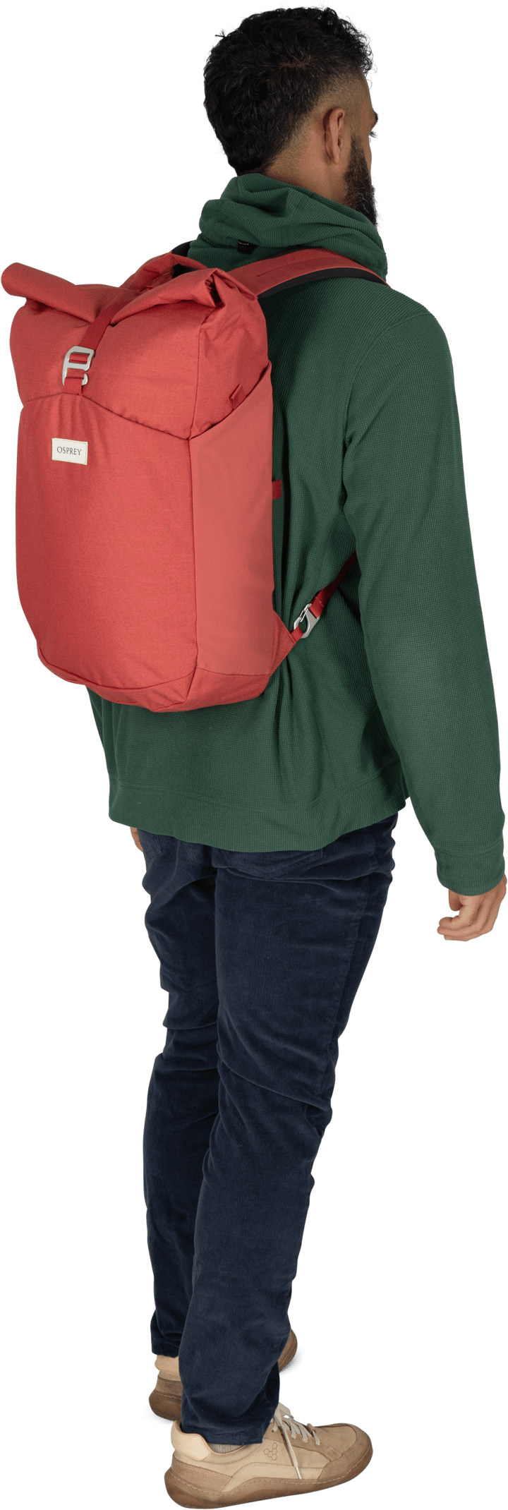 Osprey Arcane Roll Top Pack Red Pampas Osprey