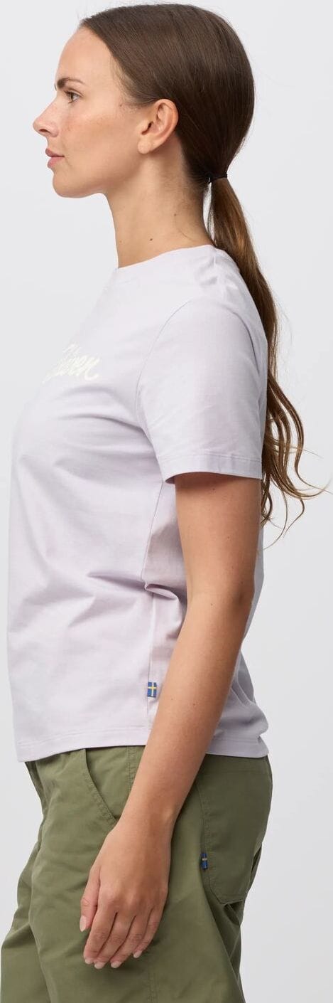 Fjällräven Archive Logo T-Shirt W Lavender Mist Fjällräven