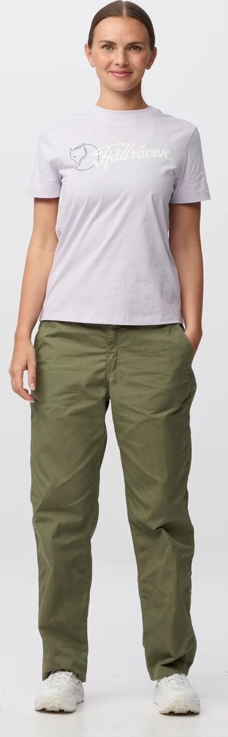 Fjällräven Archive Logo T-Shirt W Green Fjällräven