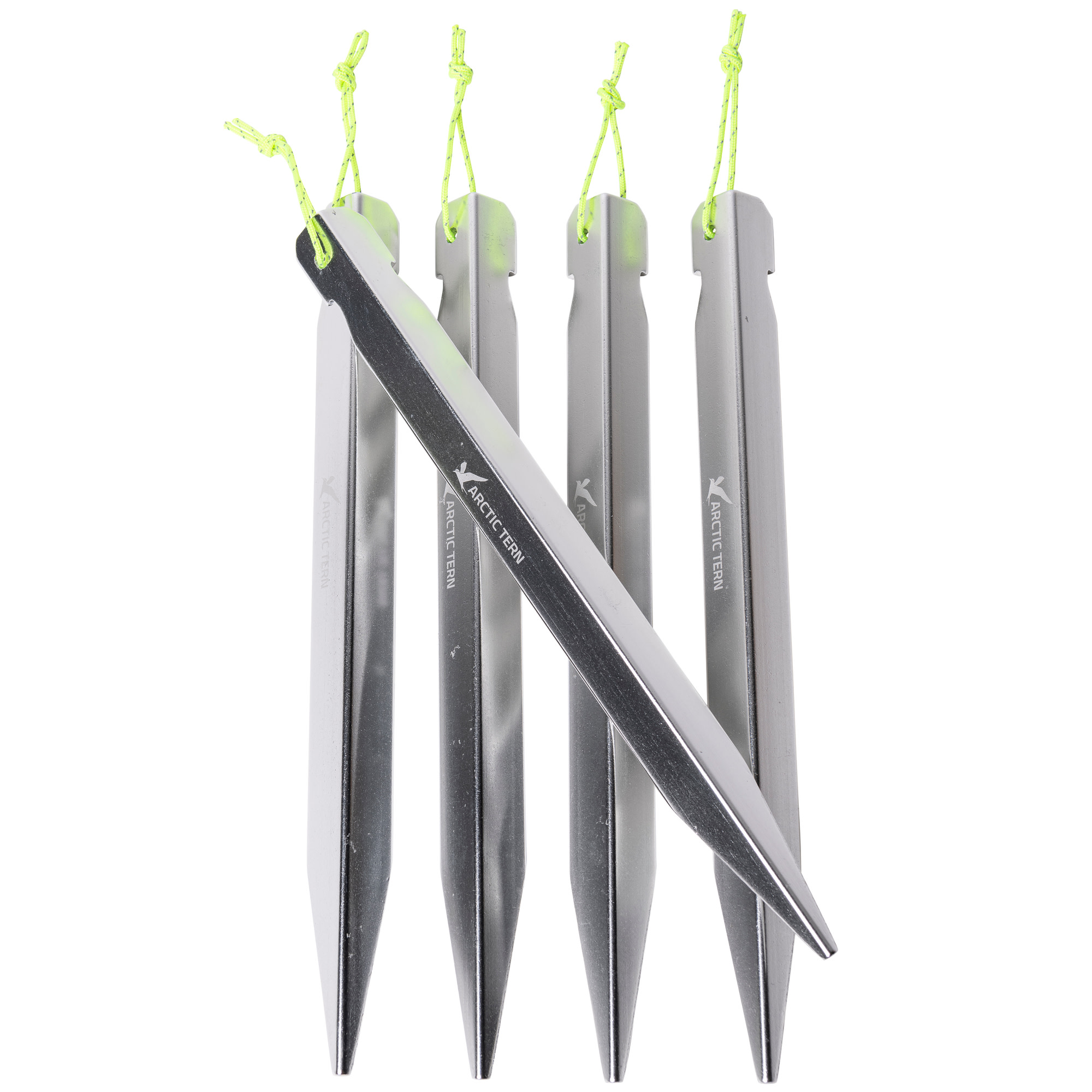 Arctic Tern Camping V-peg 27cm 5-pack Silver Tälttillbehör OneSize