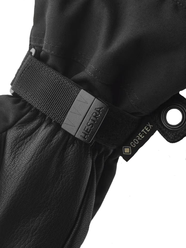 Hestra Army Leather Gore-Tex - 5 Finger Black/Black Hestra